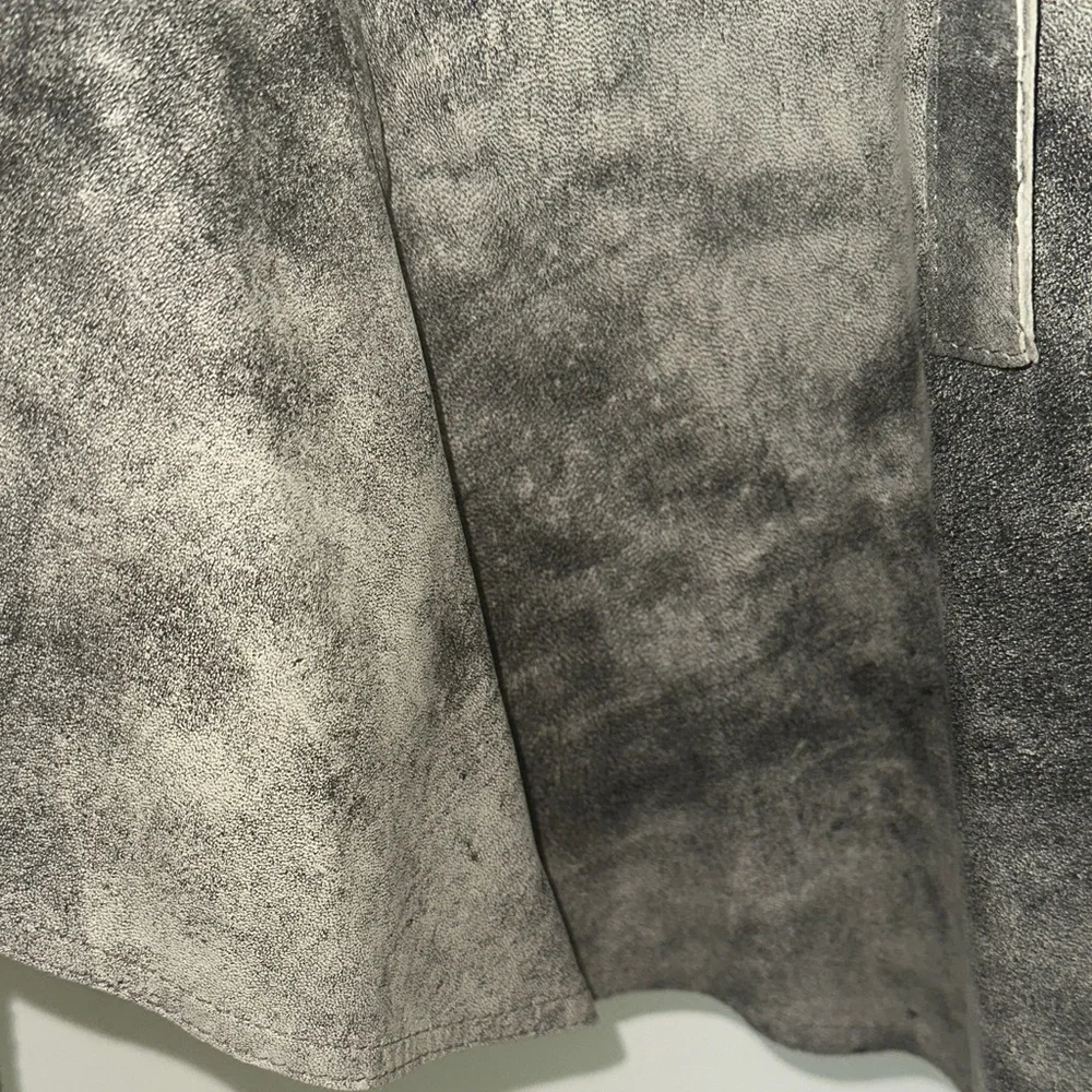 Vintage Kill City Leather Gray Women's Jacket womens‎ XS - Picture 4 of 9